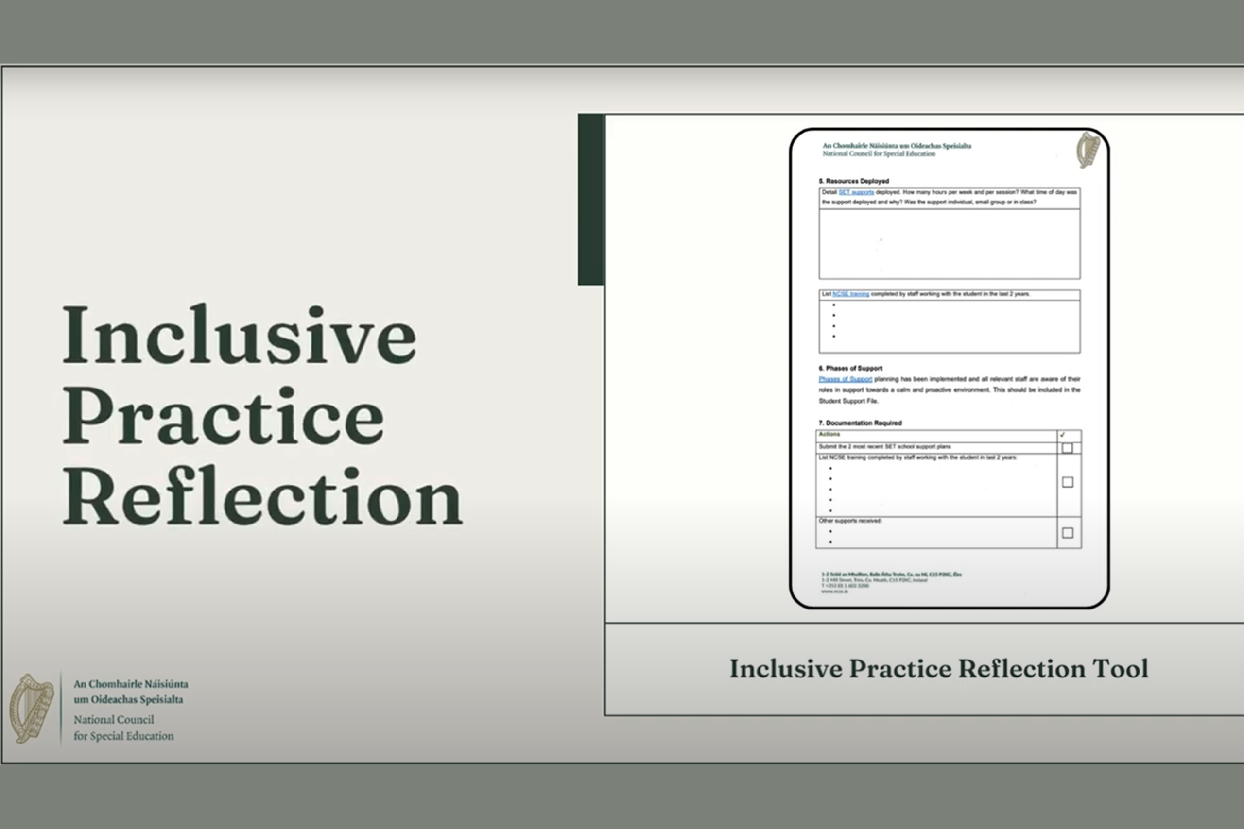 Inclusive Practice Reflection Video